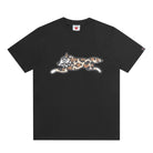 Ice Cream Camo Running Dog T-Shirt - Black - Escape Menswear