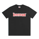 Ice Cream Puff Print T-Shirt - Black - Escape Menswear