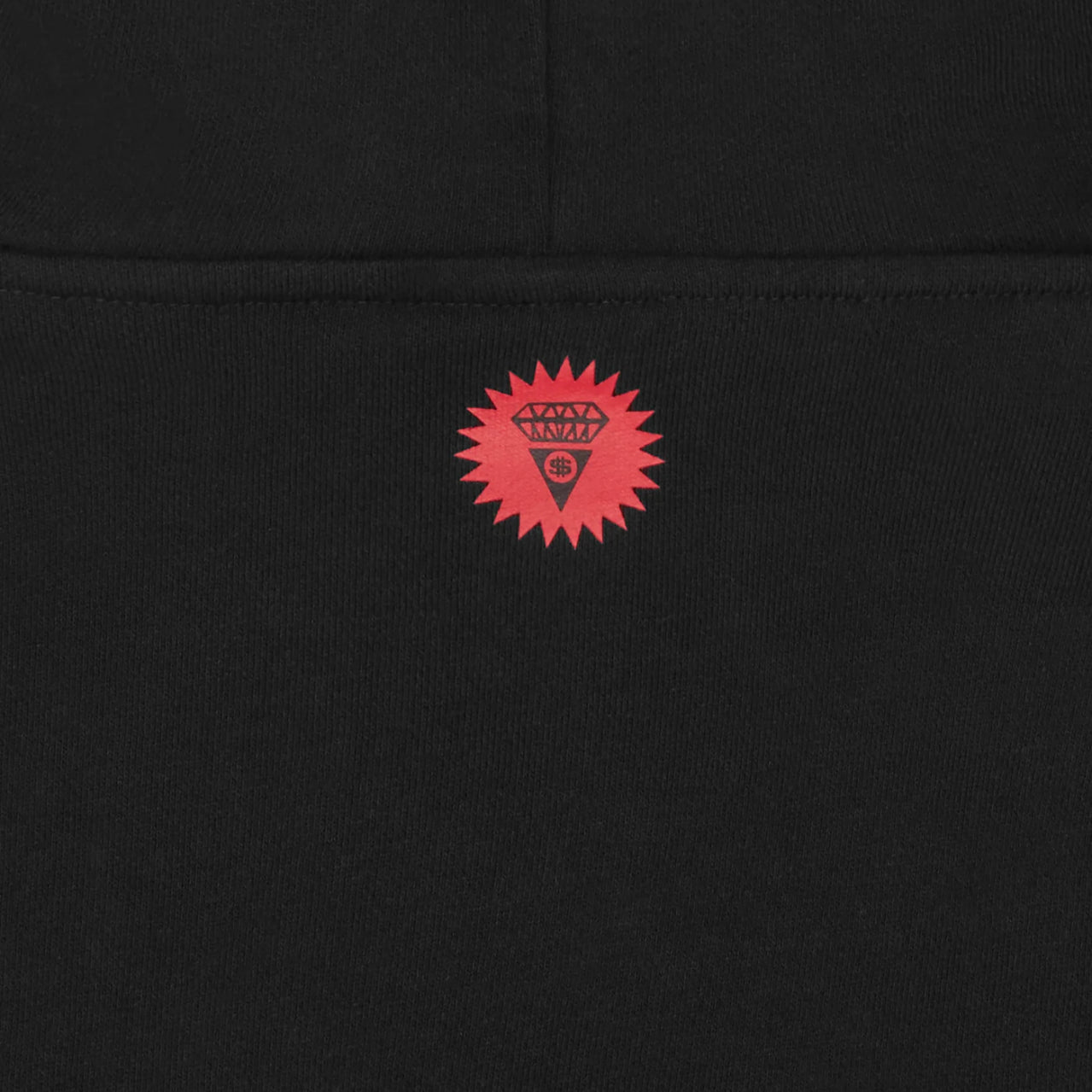 Ice Cream Red Running Dog Hoodie - Black - Escape Menswear