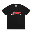 Ice Cream Red Running Dog T-Shirt - Black - Escape Menswear