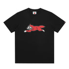 Ice Cream Red Running Dog T-Shirt - Black - Escape Menswear