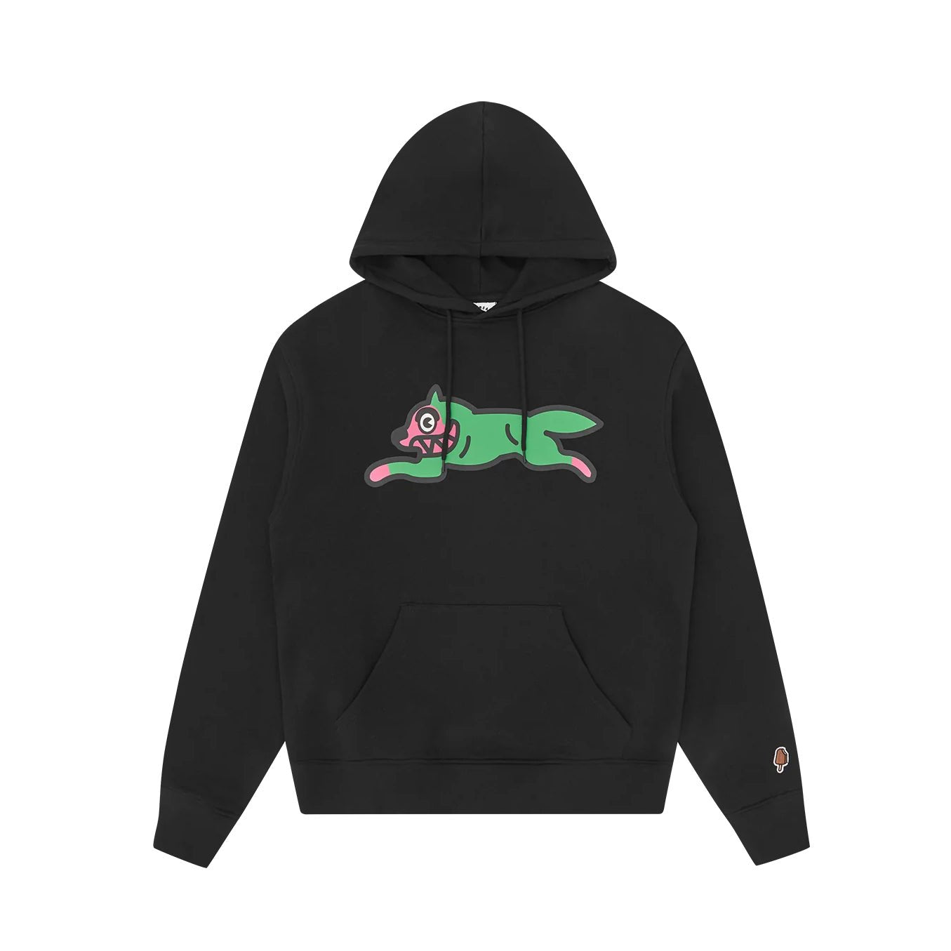 Ice Cream Running Dog Hoodie - Black - Escape Menswear