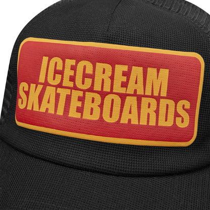 Ice Cream Skateboards Cap - Black - Escape Menswear