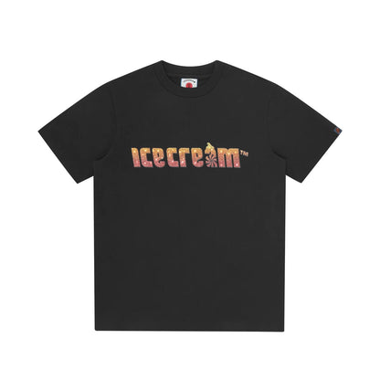 Ice Cream Sparkle T-Shirt - Black - Escape Menswear