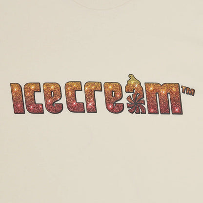 Ice Cream Sparkle T-Shirt - Ecru - Escape Menswear