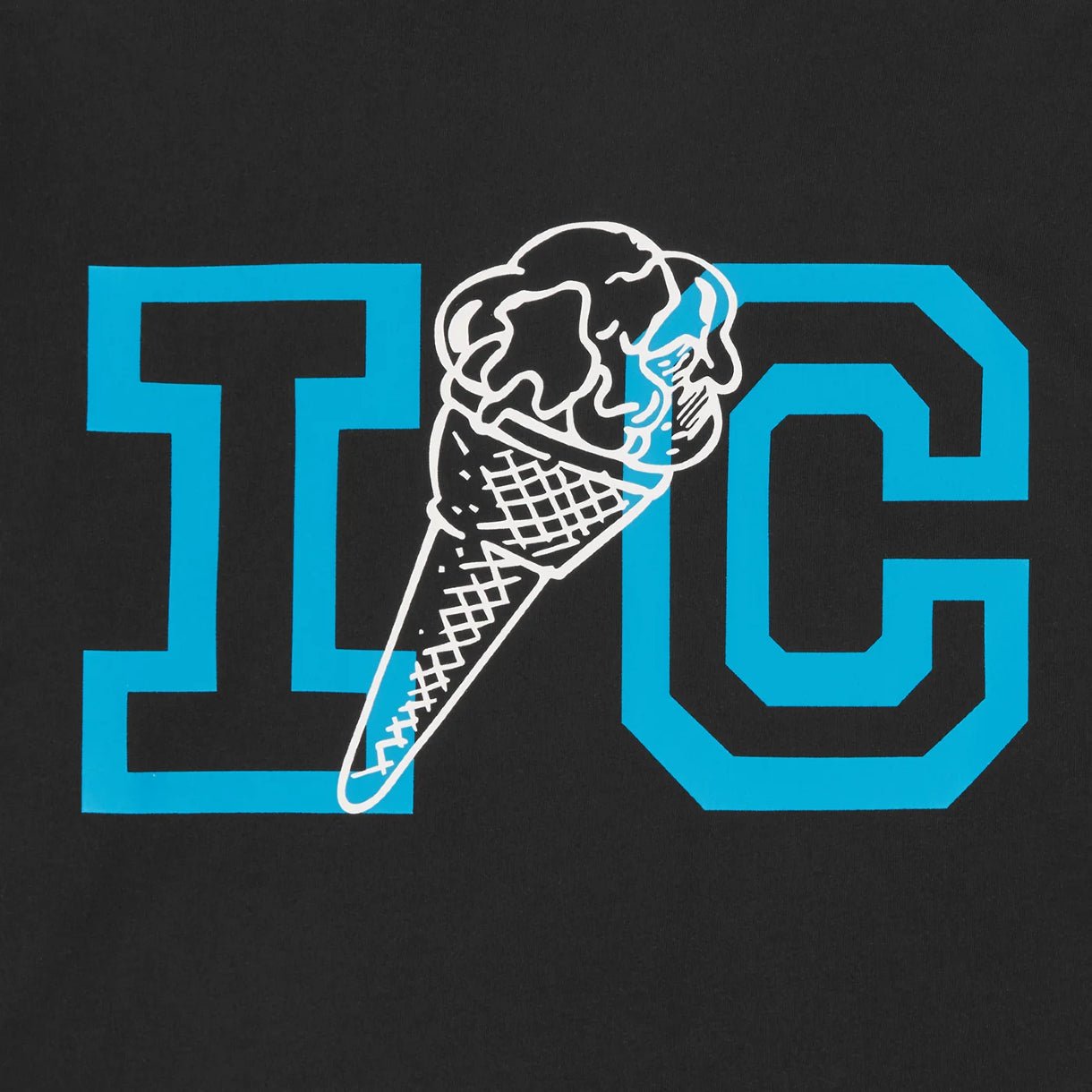 Ice Cream Team Long Sleeve T-Shirt - Black - Escape Menswear