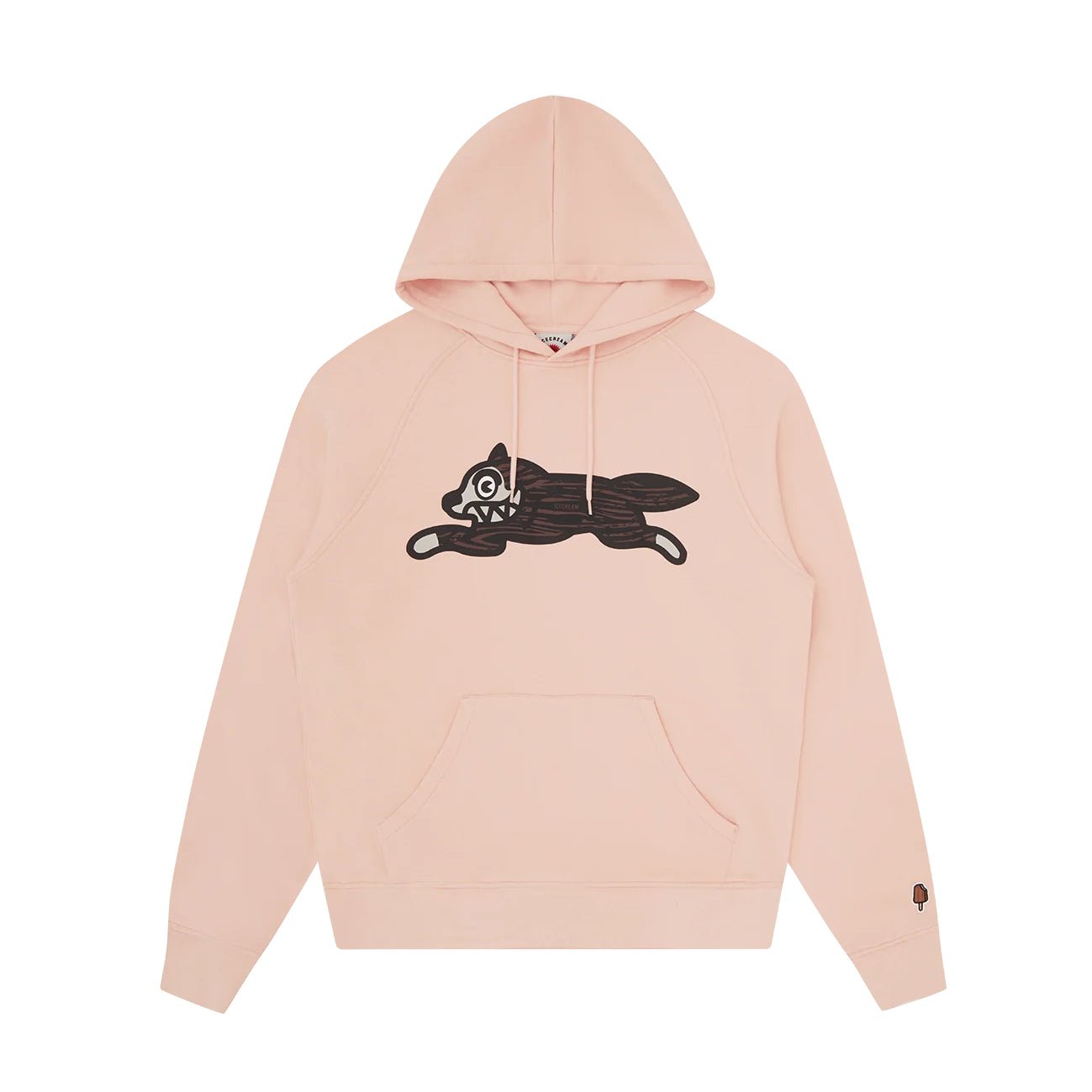 Ice Cream WoodGrain Running Dog Hoodie - Pink - Escape Menswear