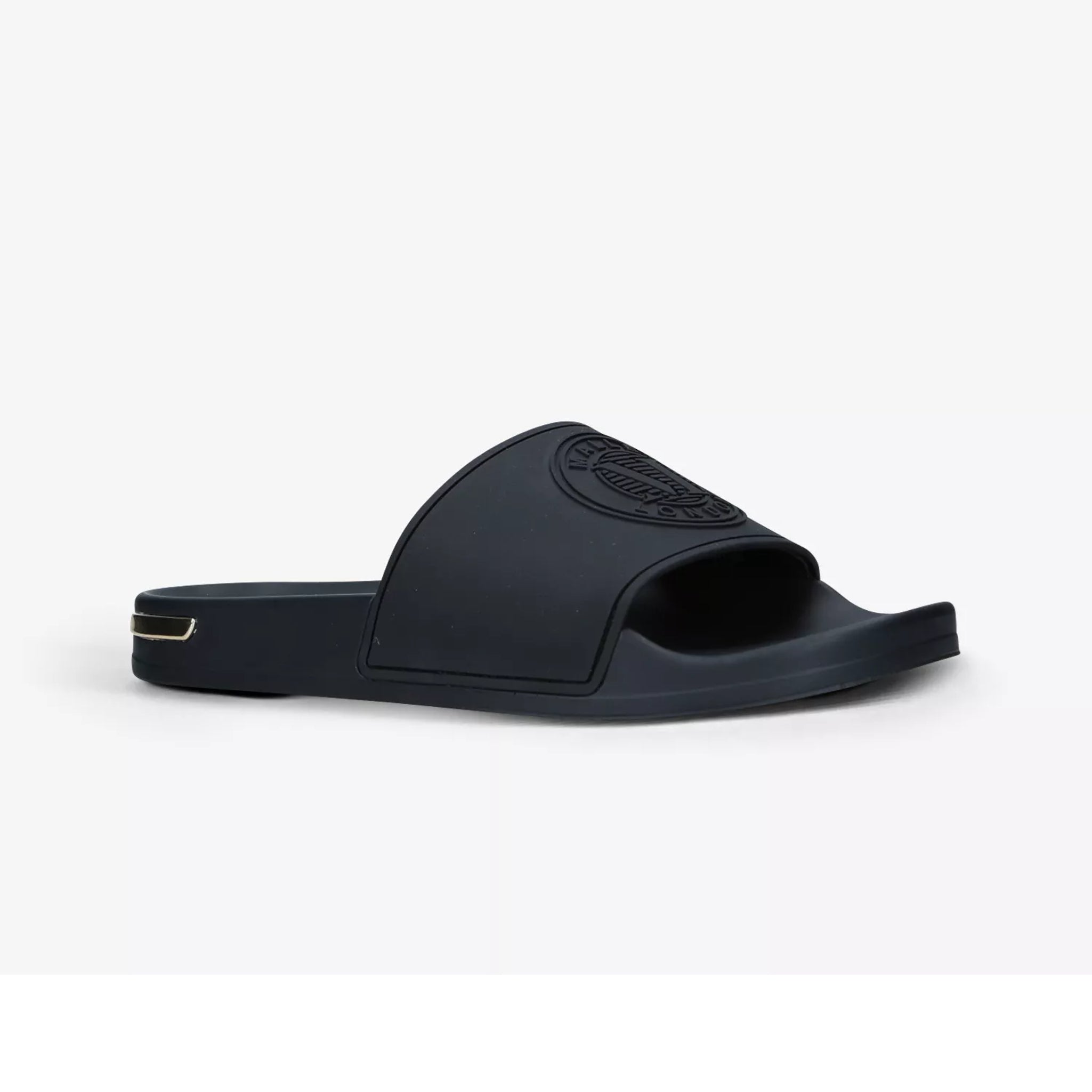Mallet Barnsbury Logo - Embossed Sliders - Black - Escape Menswear