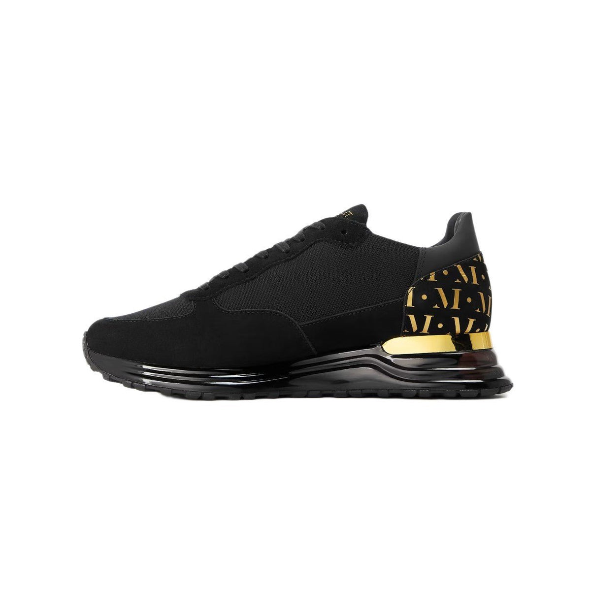 Mallet Popham Gas Trainers - Black/Gold - Escape Menswear