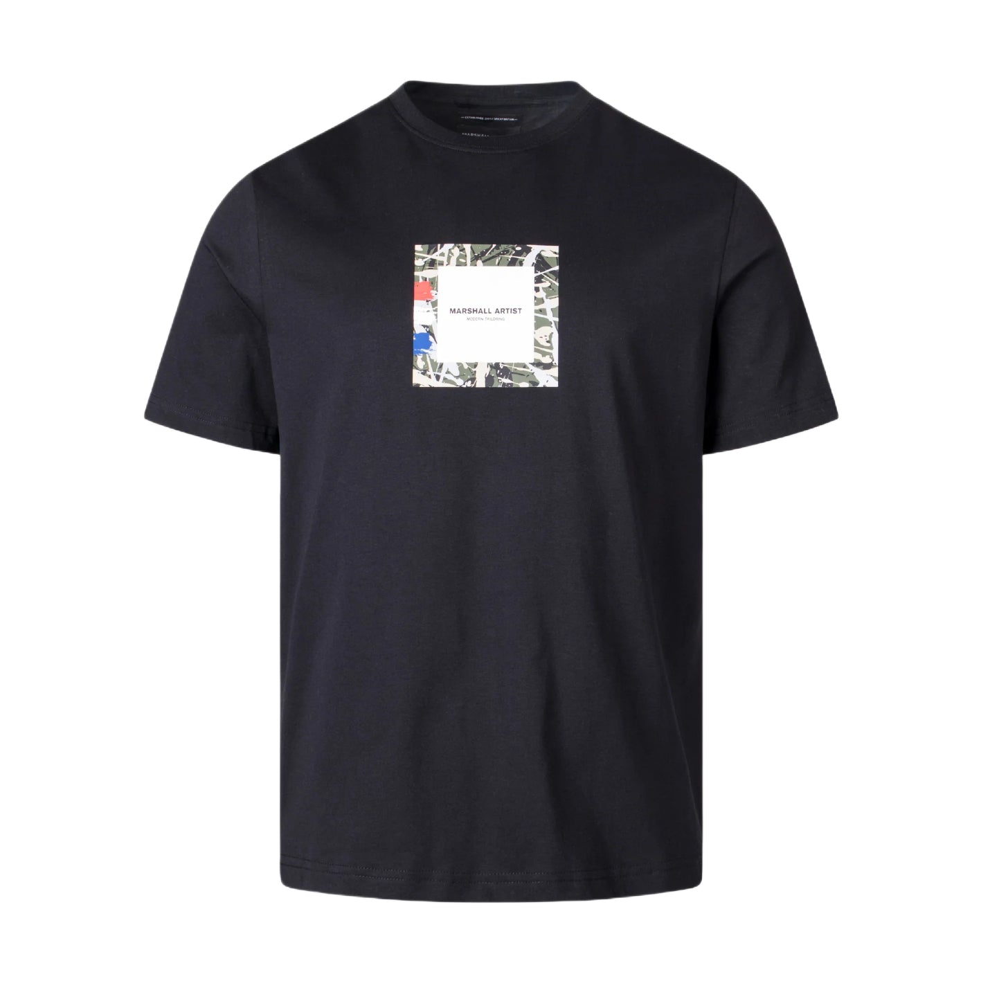 Marshall Artist Adored Box Logo T-Shirt - 001 Black - Escape Menswear