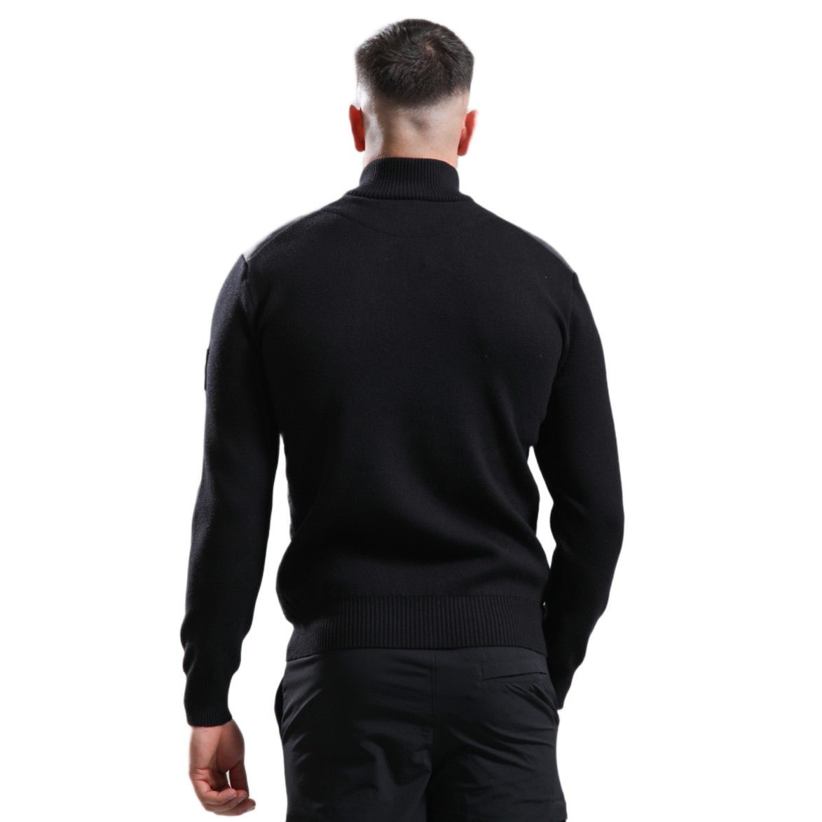Marshall Artist Aldgate Hybrid Knit Jacket - 001 Black - Escape Menswear