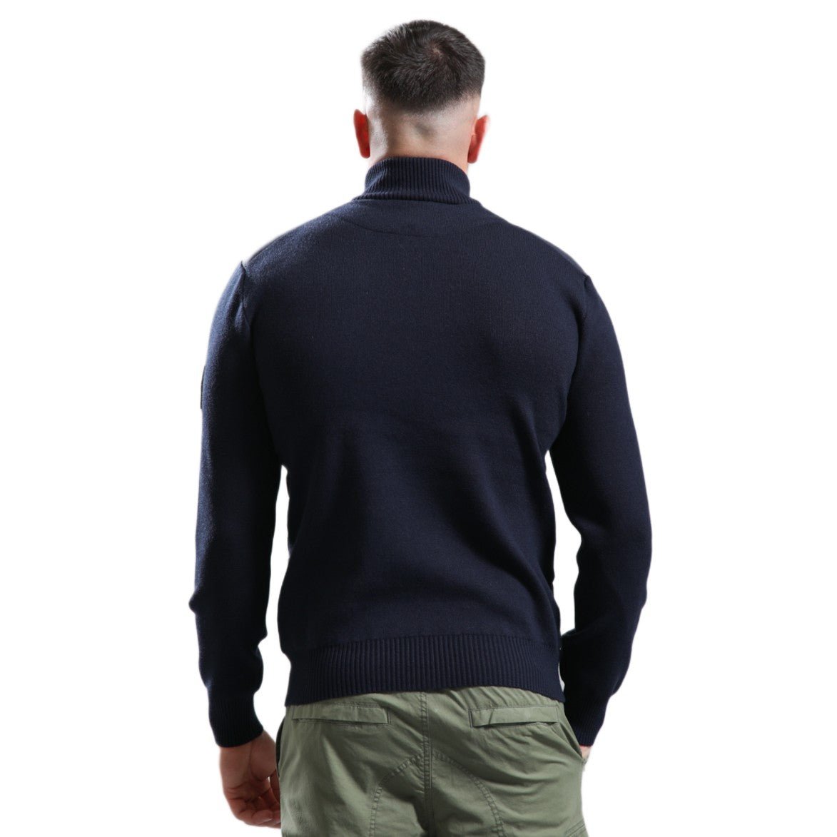 Marshall Artist Aldgate Hybrid Knit Jacket - 003 Navy - Escape Menswear