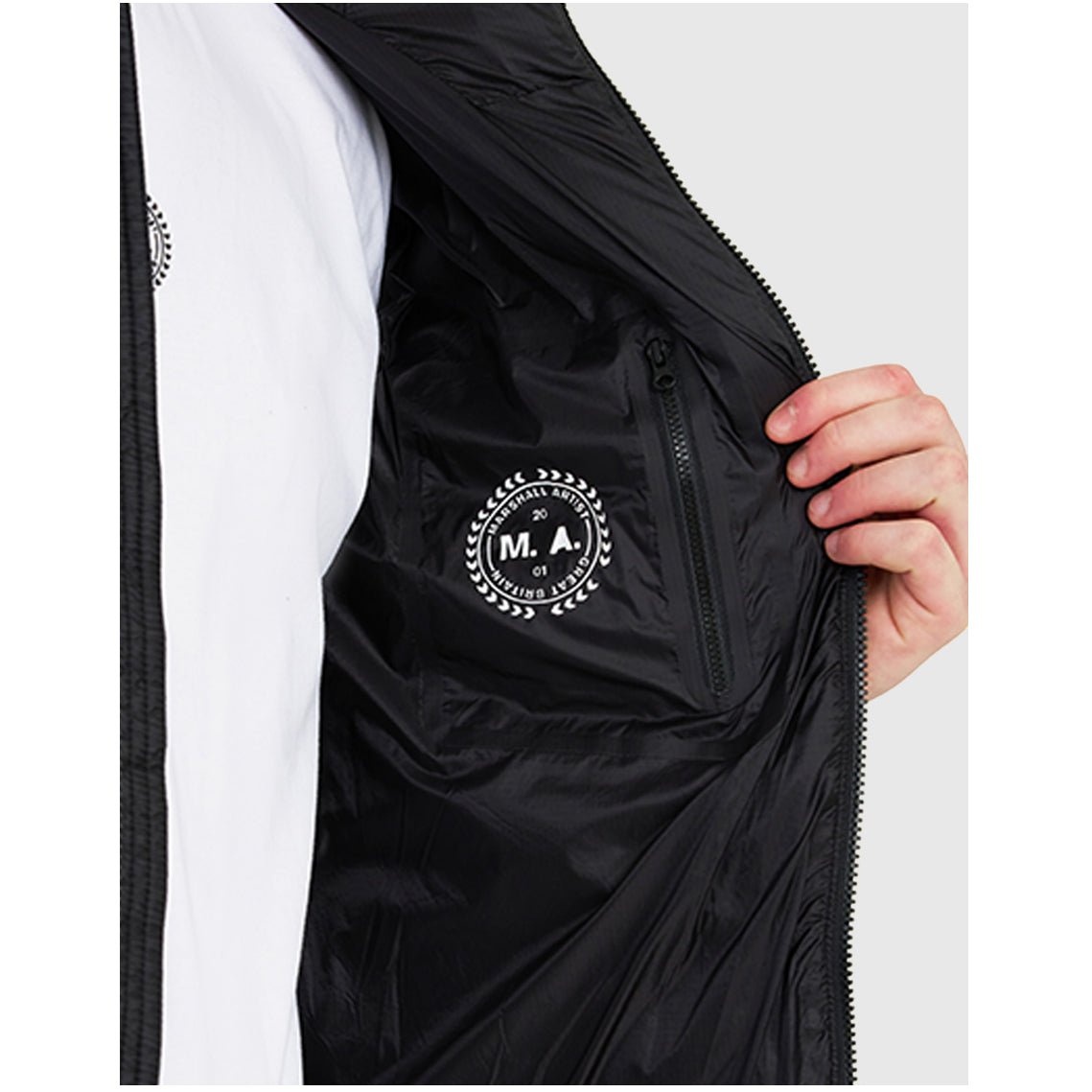 Marshall Artist Avalanche Bubble Jacket - Black - Escape Menswear