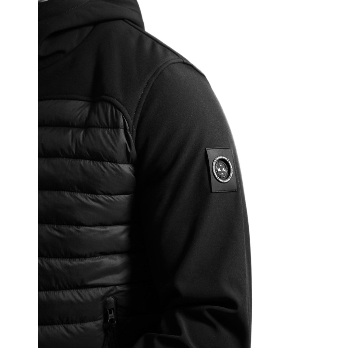 Marshall Artist Avondale Hybrid Jacket - 001 Black - Escape Menswear