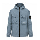 Marshall Artist Centro Hooded Overshirt - 119 Storm Grey - Escape Menswear