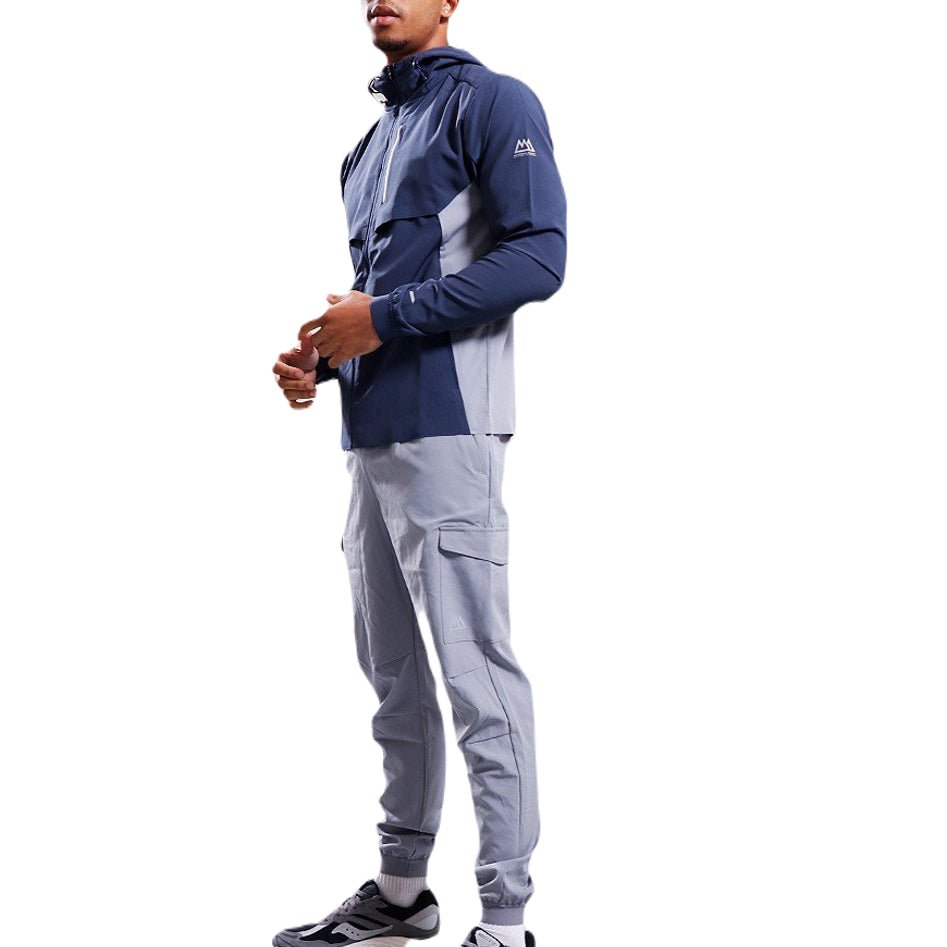 Marshall Artist Elevate Track Jacket - 063 Slate Blue - Escape Menswear