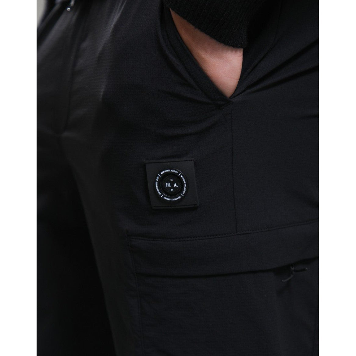 Marshall Artist Lennox Cargo Pants - 001 Black - Escape Menswear