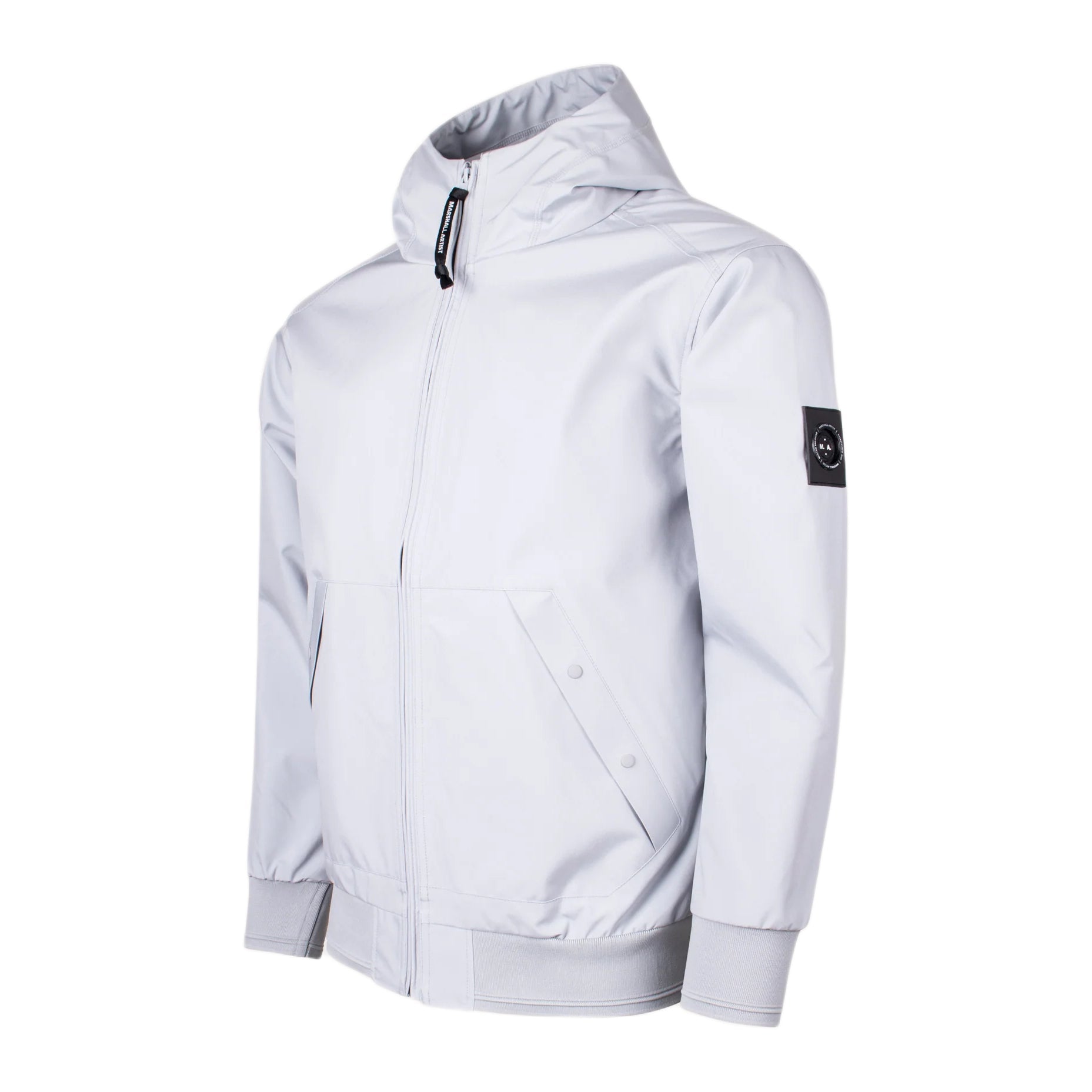 Marshall Artist Meldon Lite Shell Jacket - 102 Ghost Grey - Escape Menswear