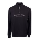 Marshall Artist Microsphere ¼ Zip Sweatshirt - 001 Black - Escape Menswear