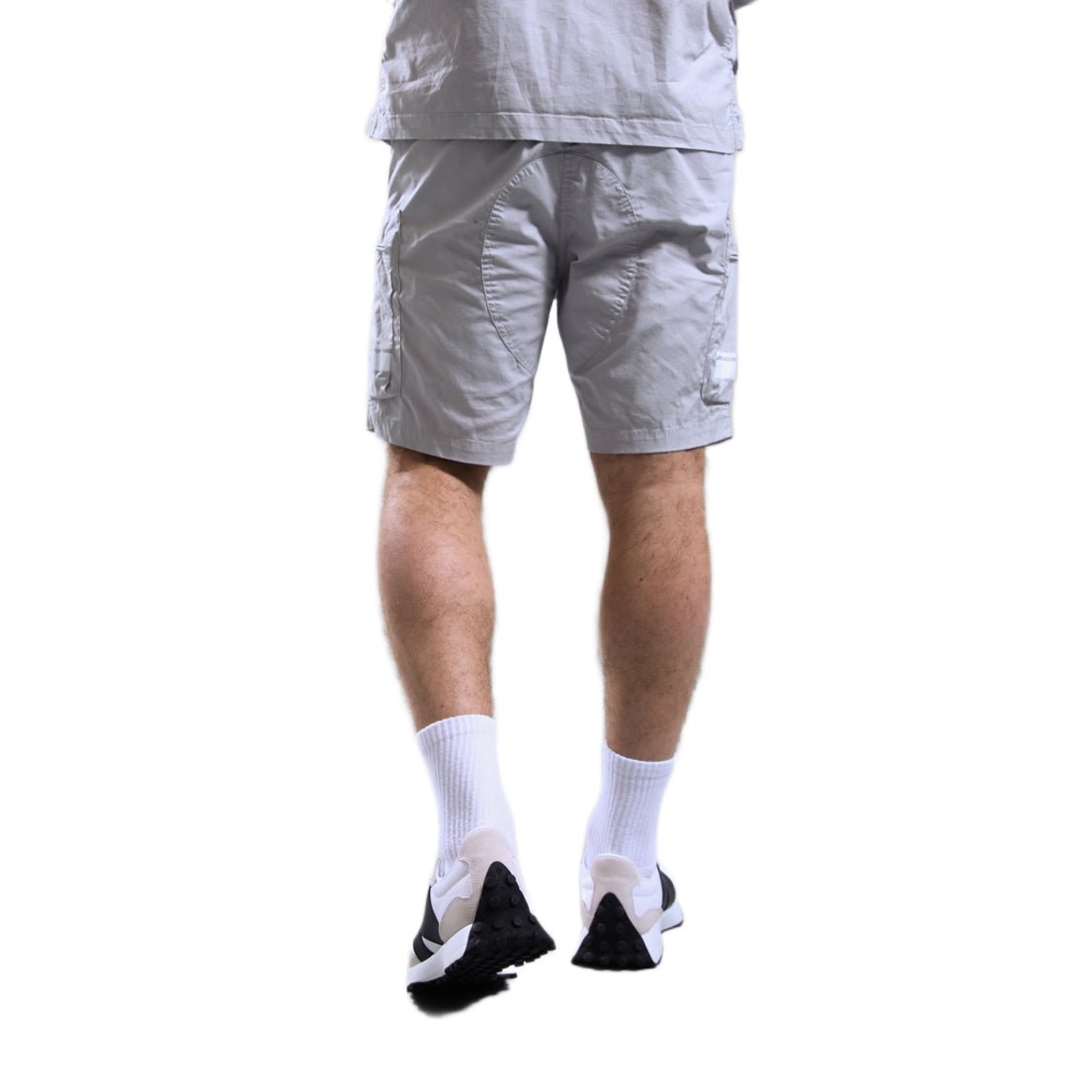 Marshall Artist SEAFIELD Cargo Shorts - 101 Harbour Grey - Escape Menswear