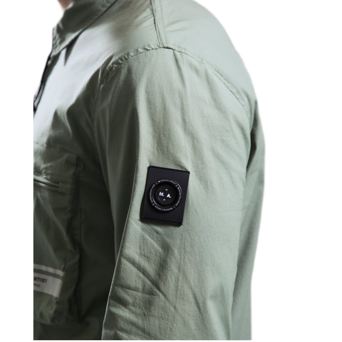 Marshall Artist Seafield Overshirt - 017 Sage - Escape Menswear