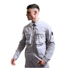 Marshall Artist Seafield Overshirt - 101 Harbour Grey - Escape Menswear