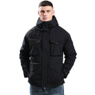 Marshall Artist Seaforth Parka Jacket - 001 Black - Escape Menswear