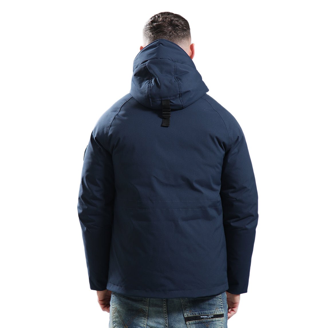 Marshall Artist Seaforth Parka Jacket - 003 Navy - Escape Menswear