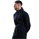 Marshall Artist Sicuro Hooded Overshirt - 003 Navy - Escape Menswear
