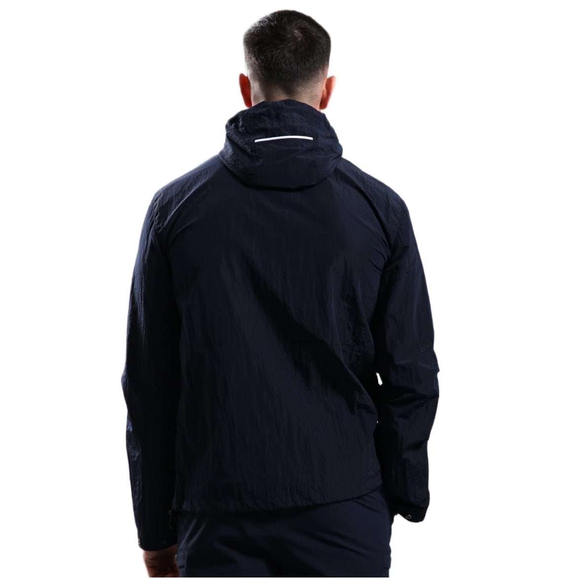 Marshall Artist Sicuro Hooded Overshirt - 003 Navy - Escape Menswear