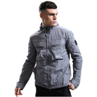 Marshall Artist Sicuro Hooded Overshirt - 046 Volcanic Grey - Escape Menswear