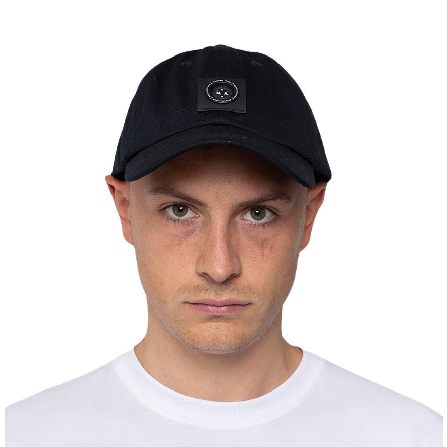 Marshall Artist Siren Washed Cotton Cap - 001 Black - Escape Menswear