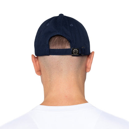 Marshall Artist Siren Washed Cotton Cap - 003 Navy - Escape Menswear