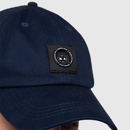 Marshall Artist Siren Washed Cotton Cap - 003 Navy - Escape Menswear