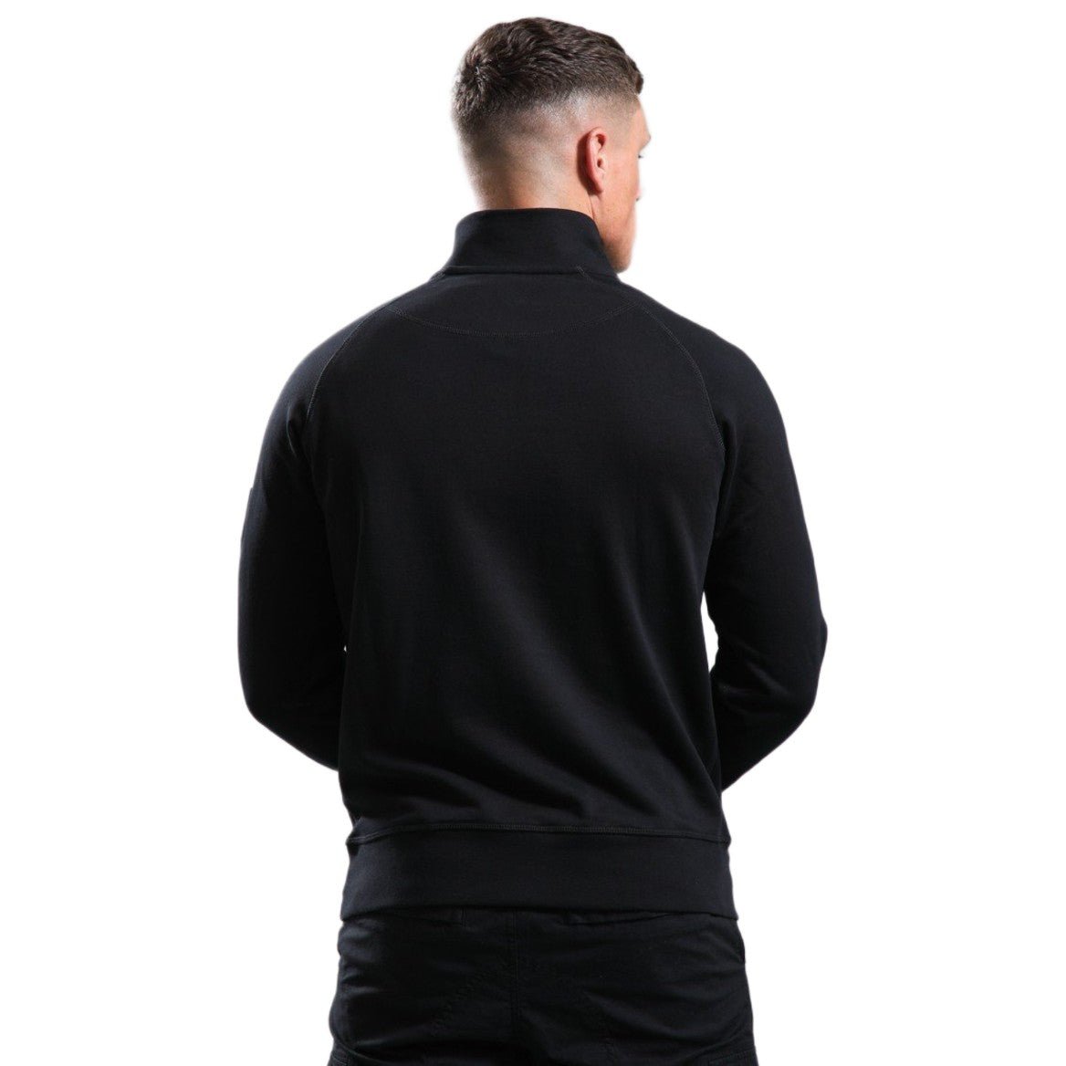 Marshall Artist Siren ¼ Zip Sweatshirt - 001 Black - Escape Menswear