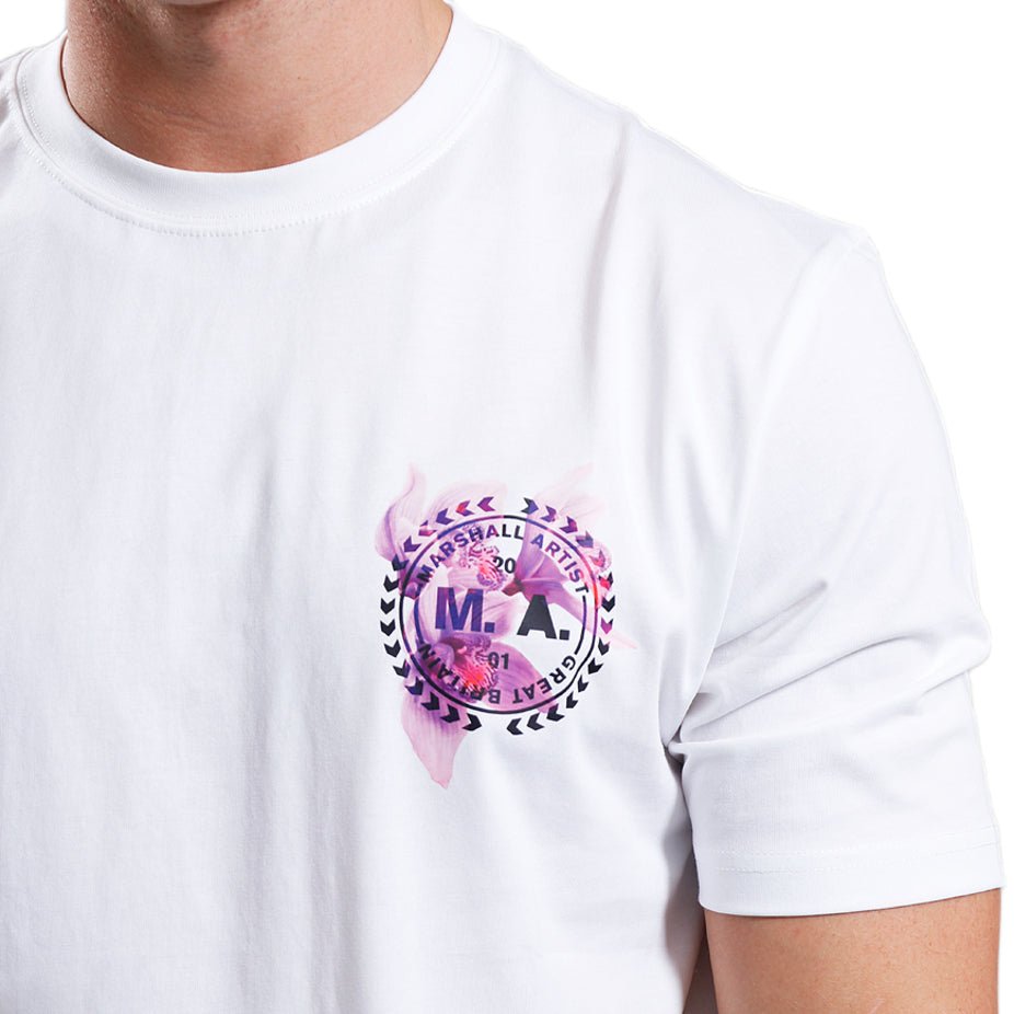Marshall Artist Sonic Bloom T-Shirt - 002 White - Escape Menswear