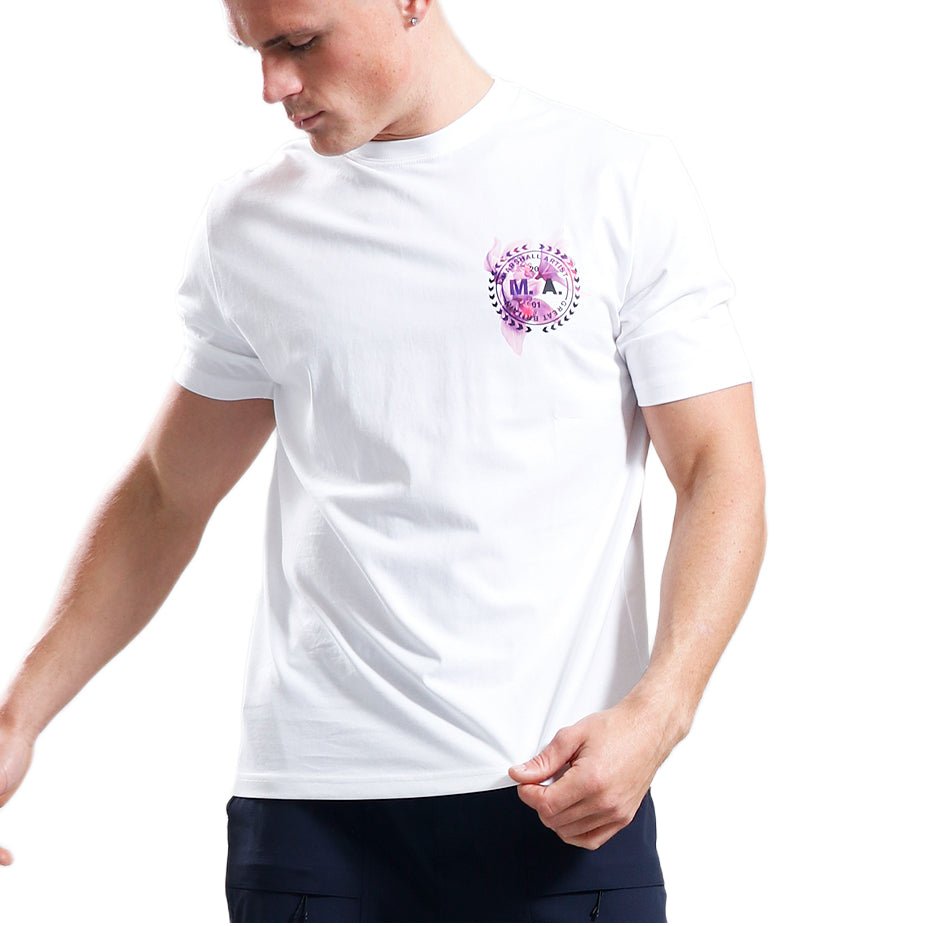 Marshall Artist Sonic Bloom T-Shirt - 002 White - Escape Menswear
