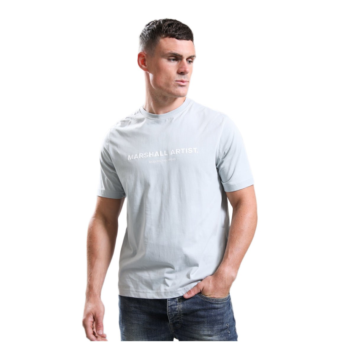 Marshall Artist Thermo T-Shirt - 102 Ghost Grey - Escape Menswear