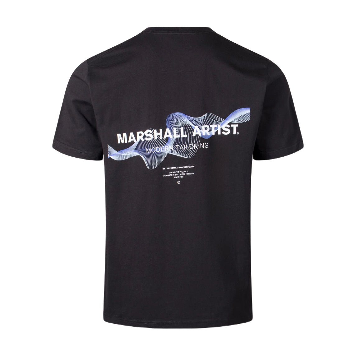 Marshall Artist Wireframe Graphic T-Shirt - 001 Black - Escape Menswear