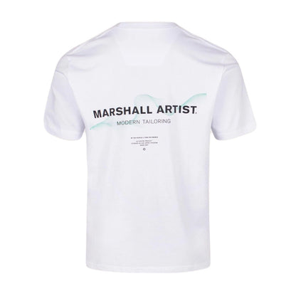 Marshall Artist Wireframe Graphic T-Shirt - 002 White - Escape Menswear