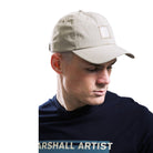 Marshall Artist Woven Badge Cap - 043 Stone - Escape Menswear