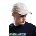 Marshall Artist Woven Badge Cap - 043 Stone - Escape Menswear