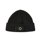 MA.Strum Badge Beanie - 000 Jet Black - Escape Menswear