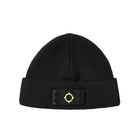 MA.Strum Badge Beanie - 000 Jet Black - Escape Menswear