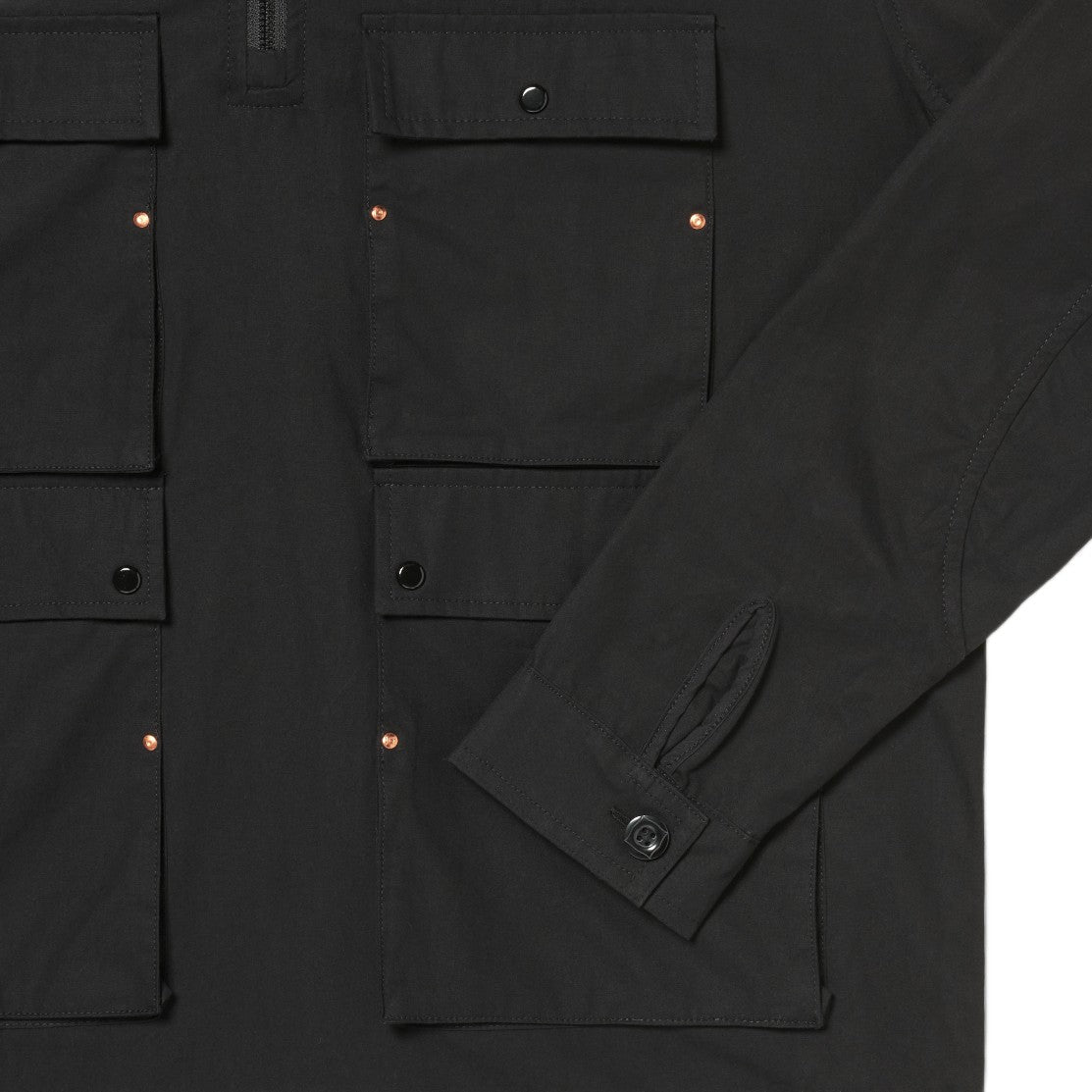 MA.Strum Stinger Smock Jacket - 000 Jet Black - Escape Menswear