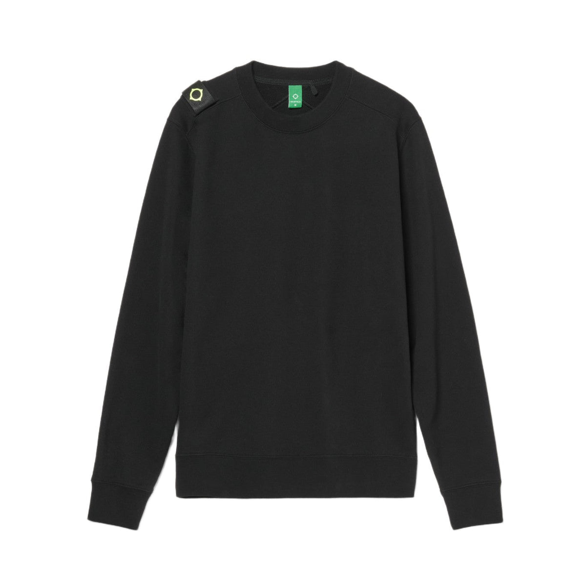 MA.Strum Training Crew Sweatshirt - 000 Jet Black - Escape Menswear