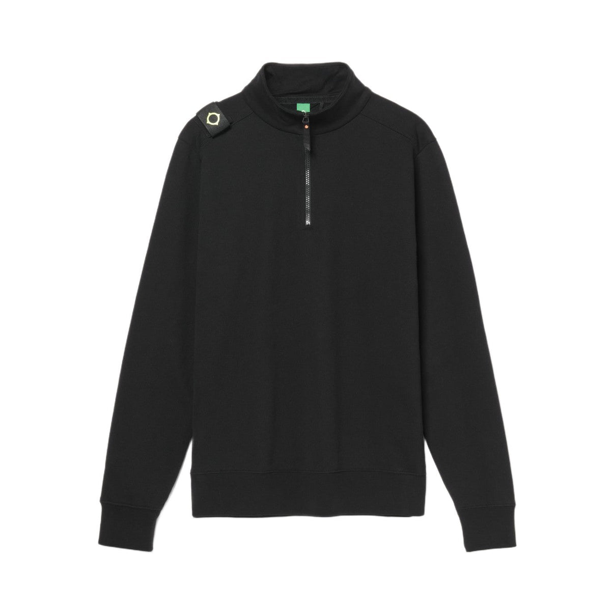 MA.Strum Training Quarter Zip Sweatshirt - 000 Jet Black - Escape Menswear