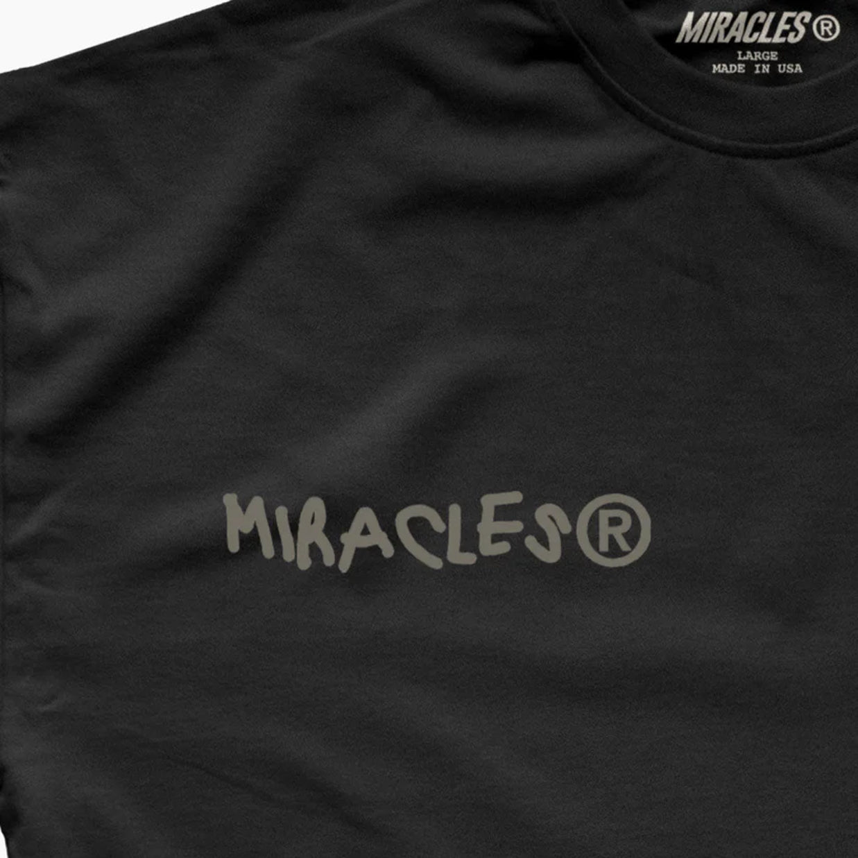 Miracles Air Cactus T-Shirt - Black - Escape Menswear