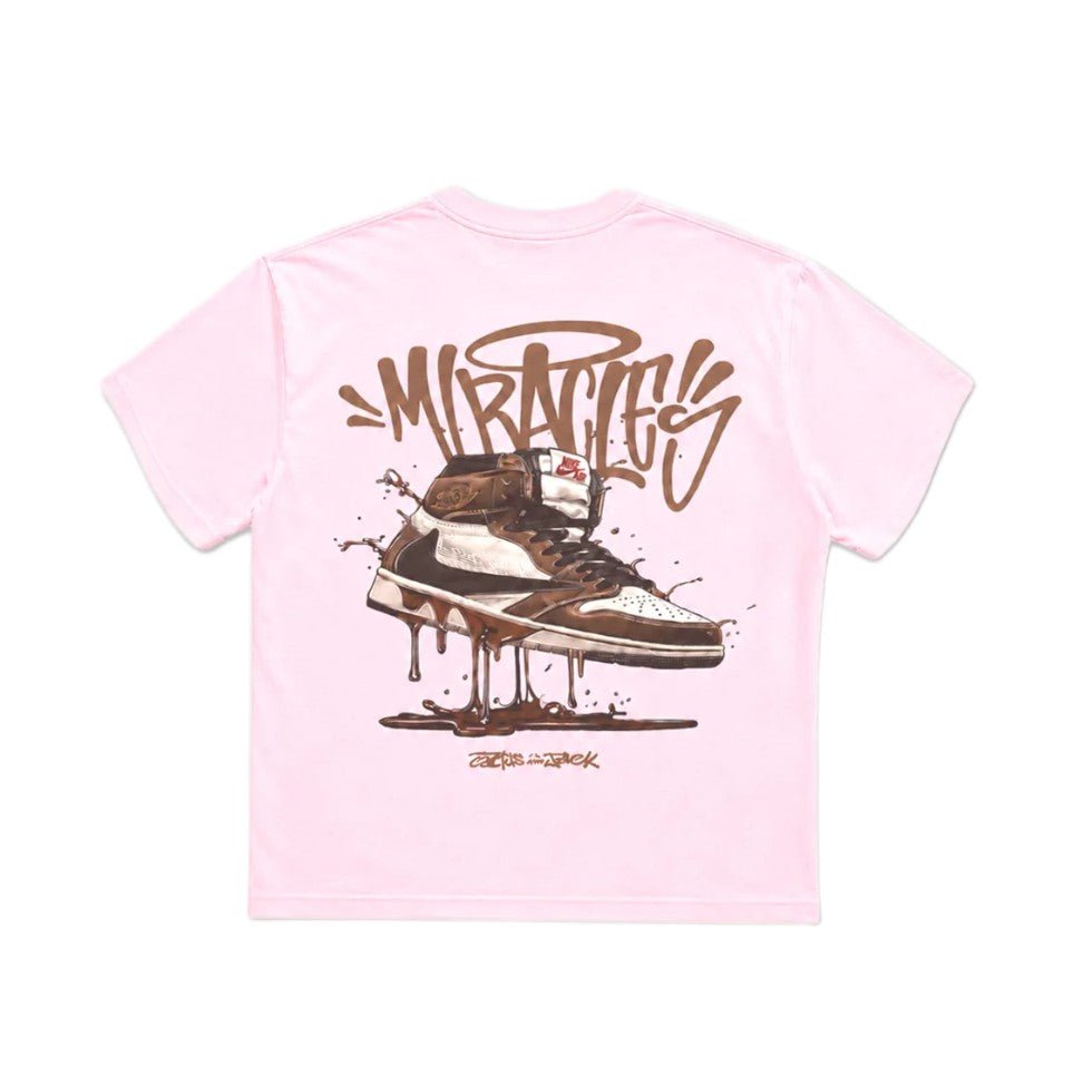 Miracles Cactus Drip T-Shirt - Pink - Escape Menswear
