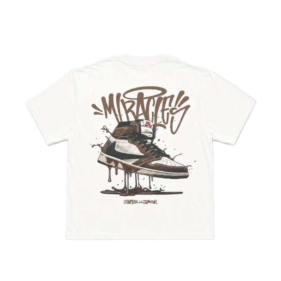 Miracles Cactus Drip T-Shirt - White - Escape Menswear